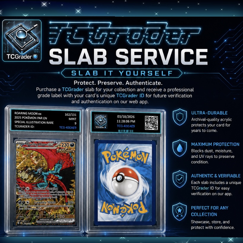 TCGrader Slab Service