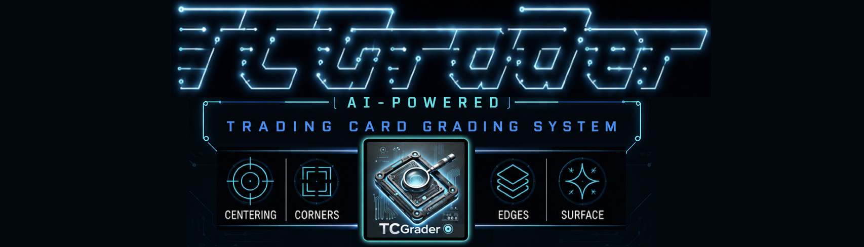 TCGrader — AI-Powered Trading Card Grading System. Centering, Corners, Edges, Surface.
